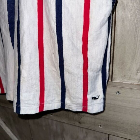 Vineyard Vines Patriotic Red White Blue Striped Romper - Picture 4 of 6